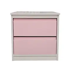 DECORACION CREATIVA - Velador 2 C Rosado Pastel X2 Minimal