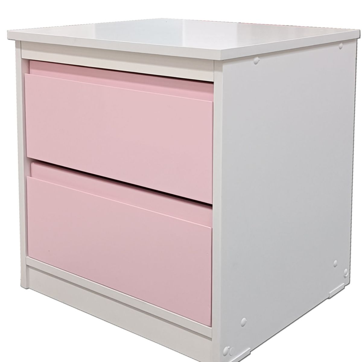 DECORACION CREATIVA - Velador 2 C Rosado Pastel X2 Minimal