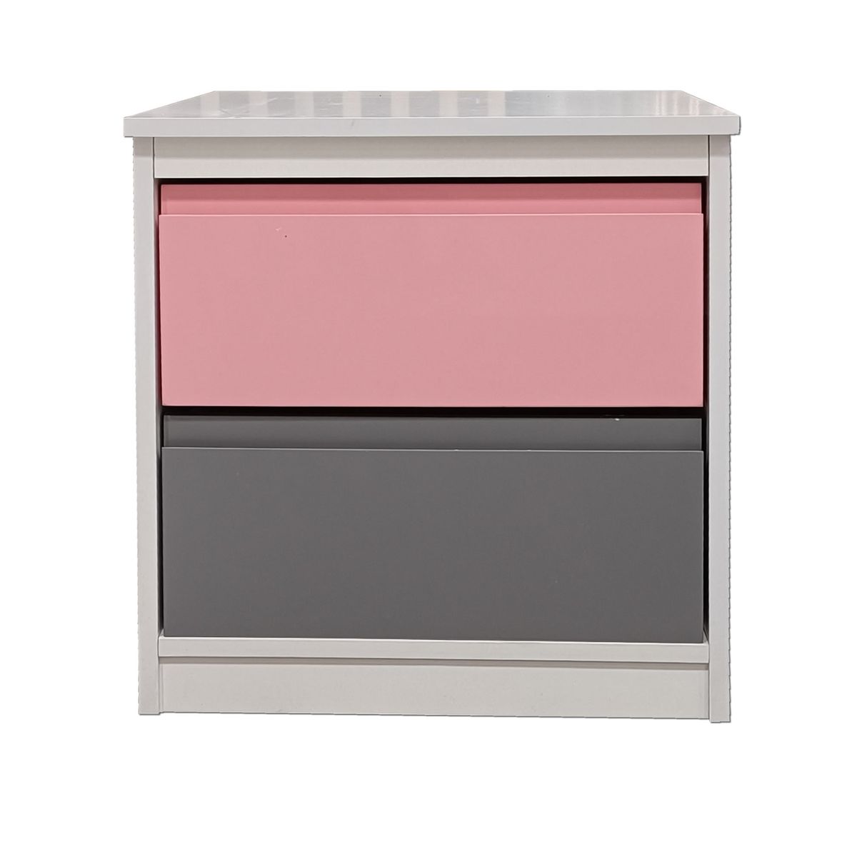 DECORACION CREATIVA - Velador 2 C Rosado Grafito Minimal