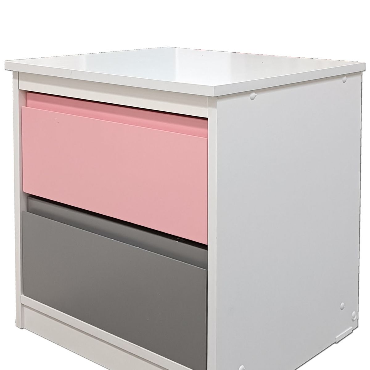 DECORACION CREATIVA - Velador 2 C Rosado Grafito Minimal