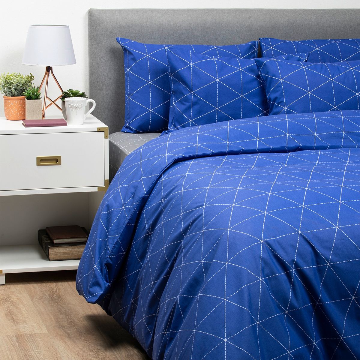 GENERICO - Set con Funda de Plumón Dream Azul King