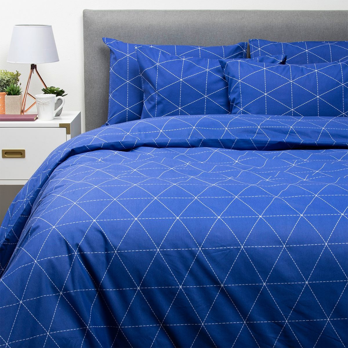 GENERICO - Set con Funda de Plumón Dream Azul Super King