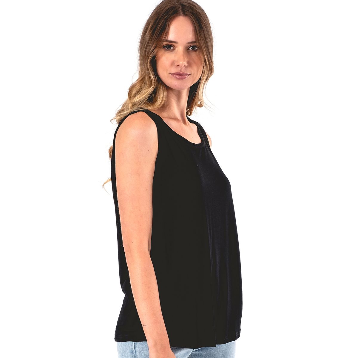 GUINDA - Polera cuello redondo GUINDA Ross