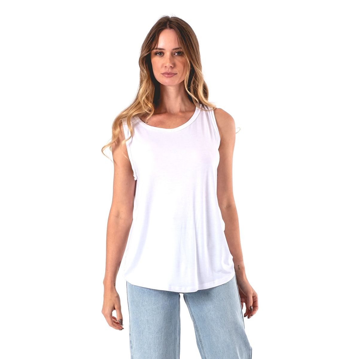 GUINDA - Polera cuello redondo GUINDA Ross