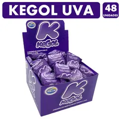 ARCOR - Kegol Sabor Uva - Caramelos De (Caja Con 48 Unidades)