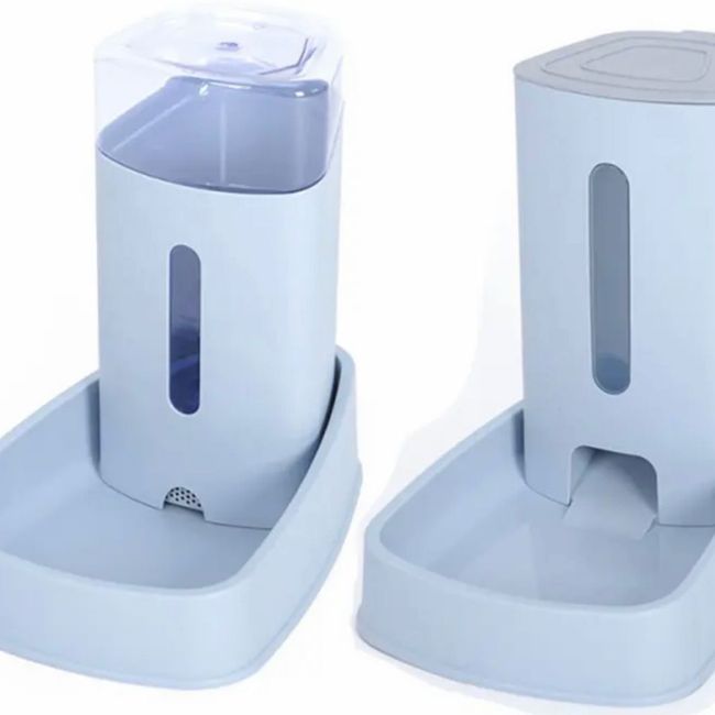 GENERICO - Bebedero y Comedero Automático Para Mascotas 1 Pack