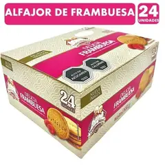 NUTRA BIEN - Alfajor Delicia Frambuesa (Caja Con 24 Unidades)