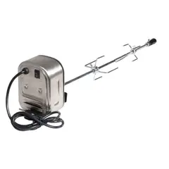 GENERICO - Kit Spiedo Parrilla 20 Kg + Espada + Tenedor Acero Inox