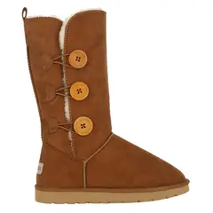 BAMERS - Bota Blast Button High Fiber Mujer Caramelo