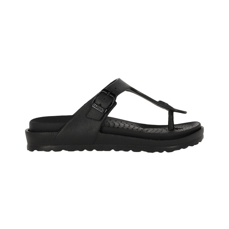 Sandalia Mujer New Capri Vegan Negro