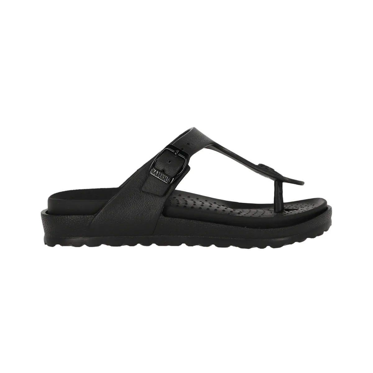 BAMERS - Sandalia Mujer Bamers New Capri Vegan  Negro