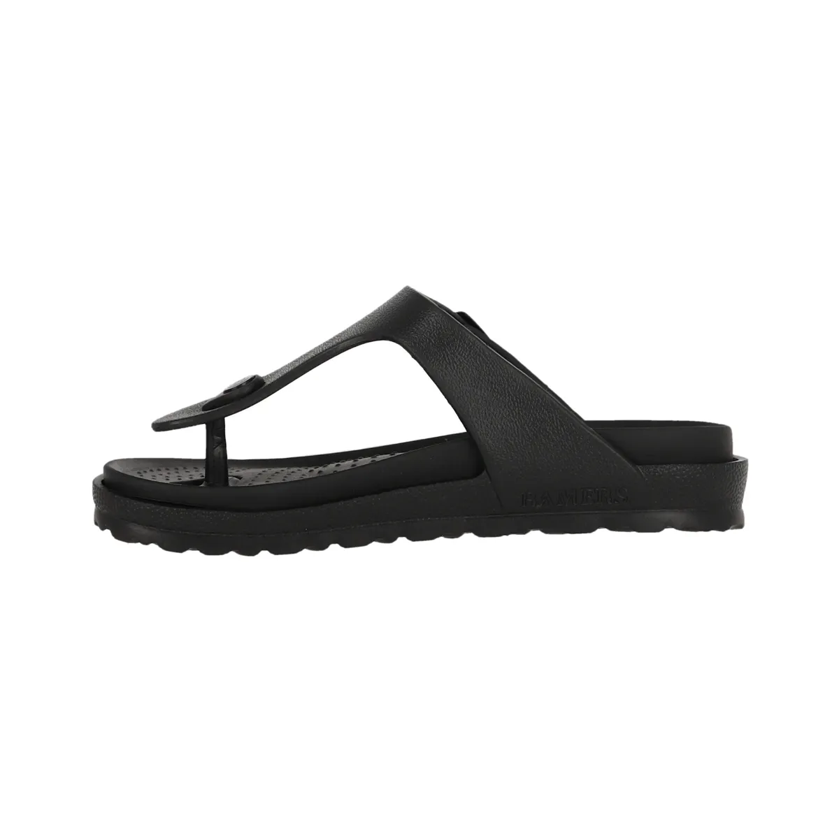 BAMERS - Sandalia Mujer Bamers New Capri Vegan  Negro