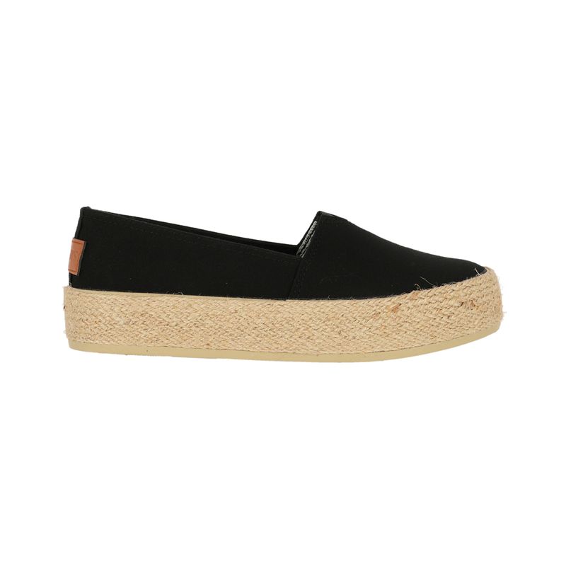 BAMERS - Alpargata Mujer  Bamers Sandy Mid Negro