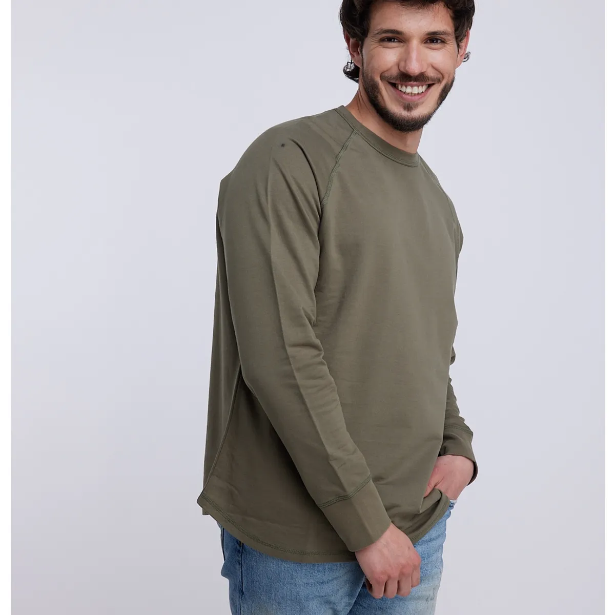 PANAMA JACK - Polerón Hombre Verde Panama Jack.