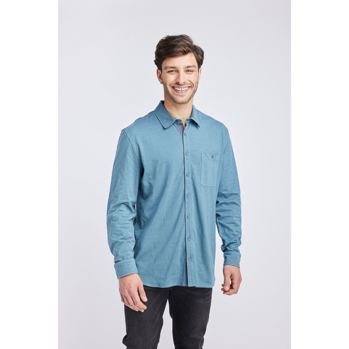 PANAMA JACK - Camisa Hombre petróleo Panama Jack_.