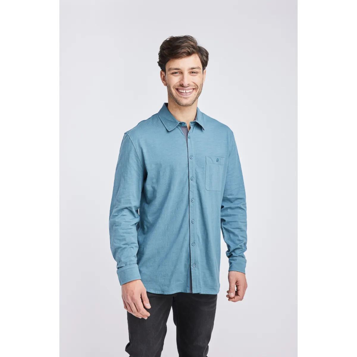 PANAMA JACK - Camisa Hombre petróleo Panama Jack_.