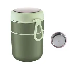 TNAKIEX - Fiambrera con aislamiento de acero inoxidable de 710 ml-verde