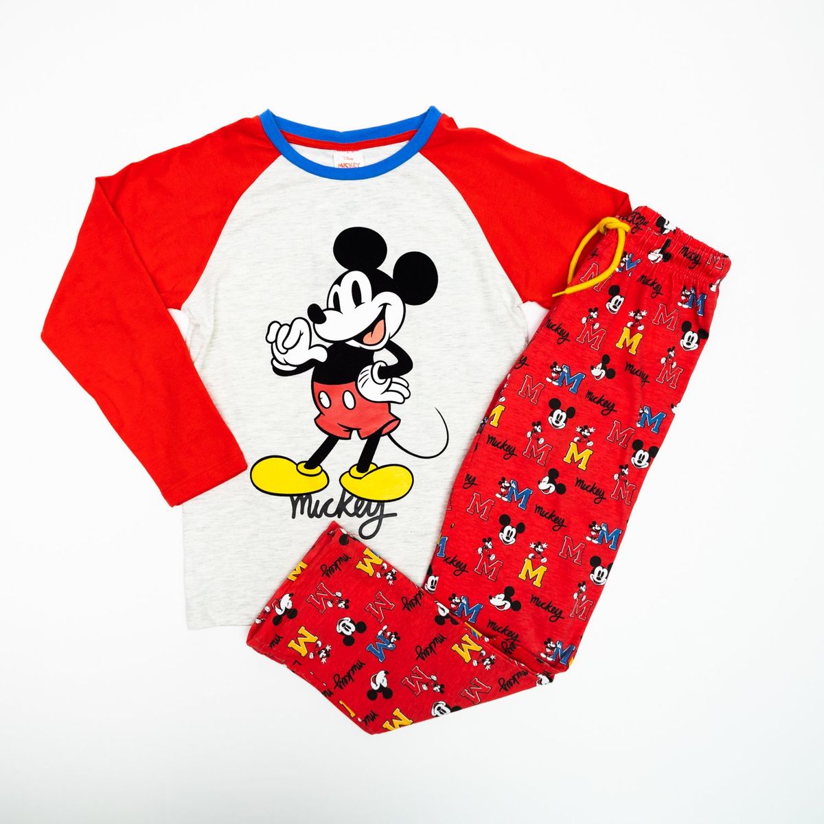 DISNEY - Pijama Niño Mickey Cool Rojo Disney