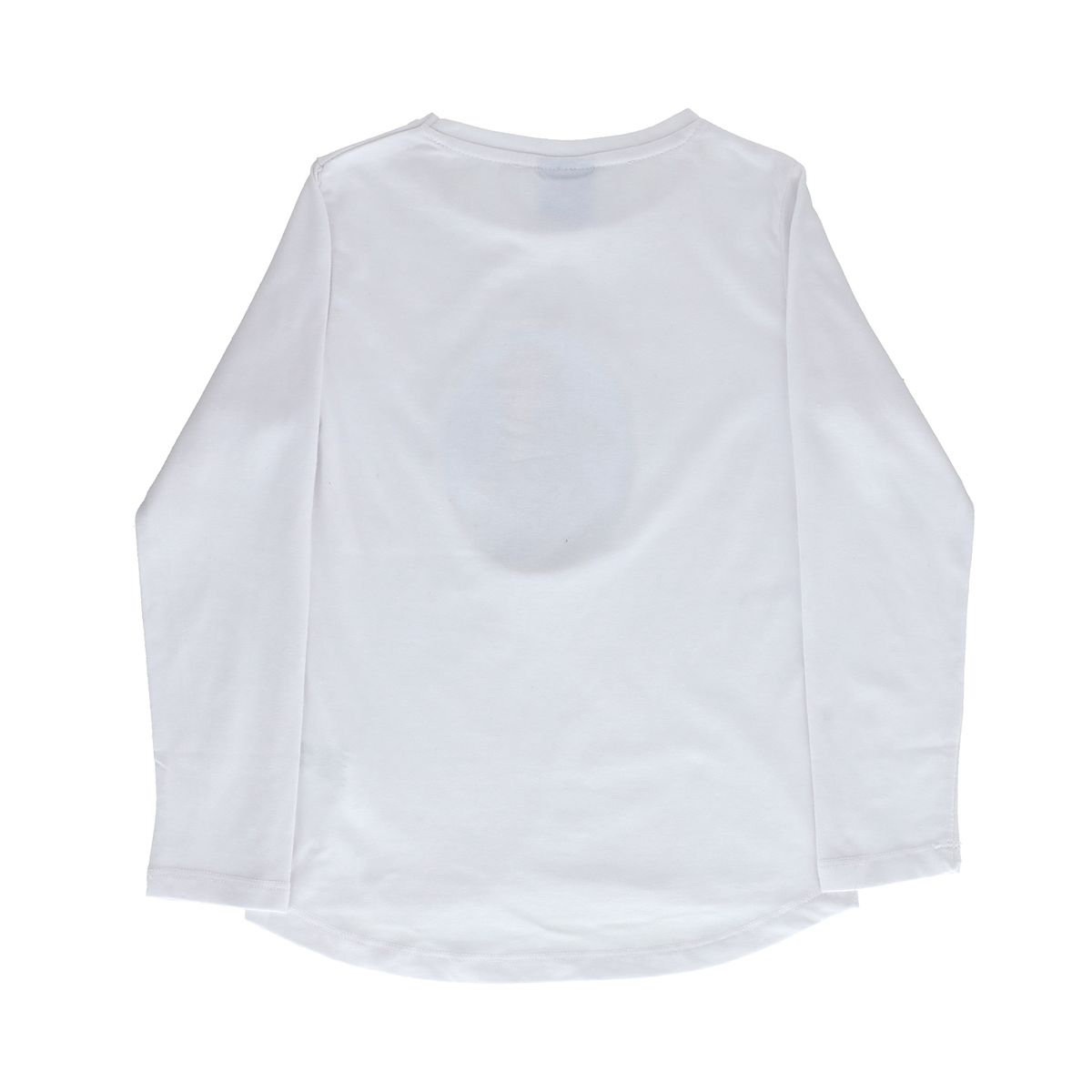 DISNEY - Polera Manga Larga Niña Frozen Princess Blanco Disney