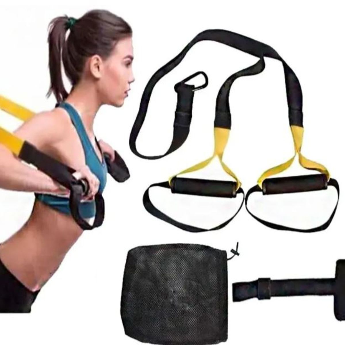 GENERICO - BANDA EJERCICIOS SUSPENSION  CROSSFIT  FISICO AK93