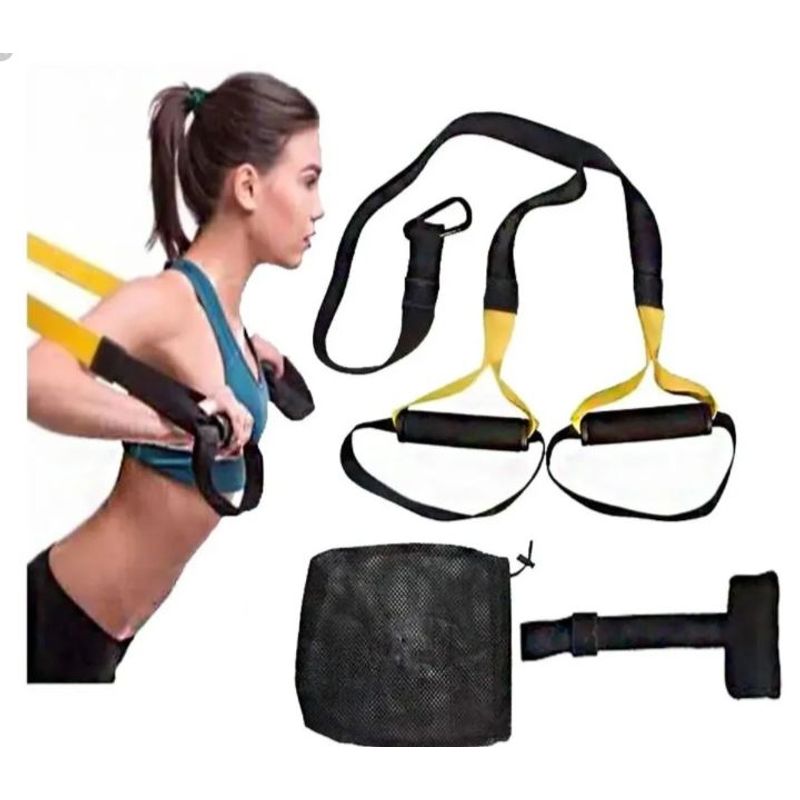 INVENCIBLE - BANDA EJERCICIOS SUSPENSION FITNESS Y CROSSFIT FISICO AK93