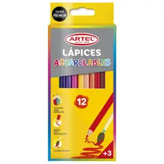 ARTEL - Estuche 12 Lápices Acuarelables