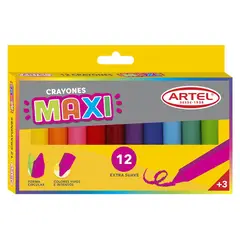 ARTEL - Crayones Maxi 12 Colores