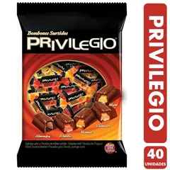 DOS EN UNO - Privilegio - Bombones Rellenos (Bolsa Con 40 Unidades)