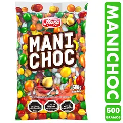 GENERICO - Manichoc Maní Bañado En Chocolate Confitado Bolsa Con 500G