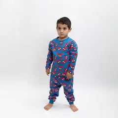 MARVEL - Pijama Disfraz Niño Spiderman Caritas Azul