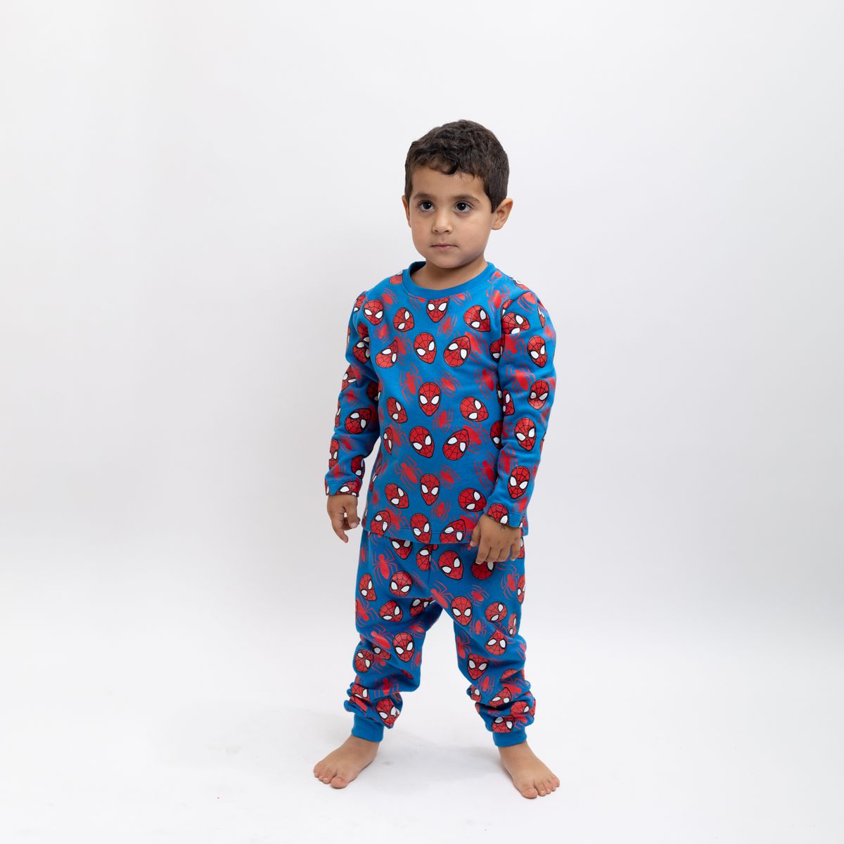 MARVEL - Pijama Disfraz Niño Spiderman Caritas Azul Marvel
