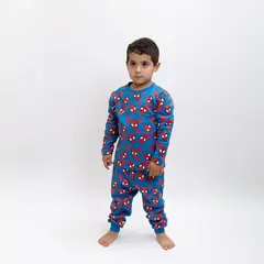 MARVEL - Pijama Disfraz Niño Spiderman Caritas Azul