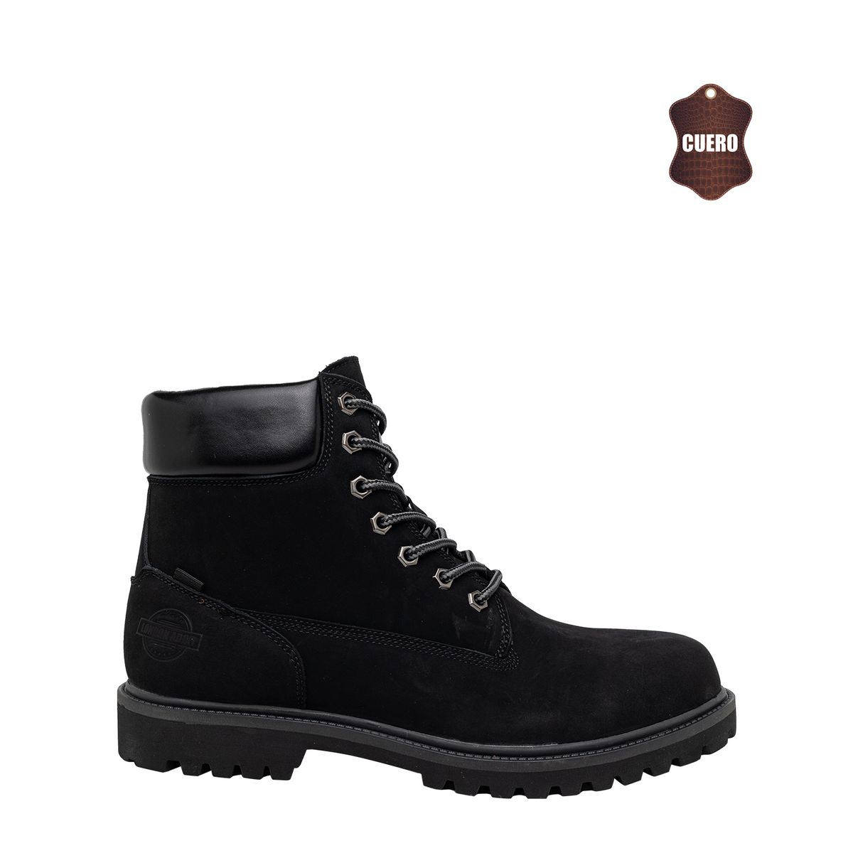 LONDON ADIXT - Botin de Cuero Hombre Negro Augusto London Adixt