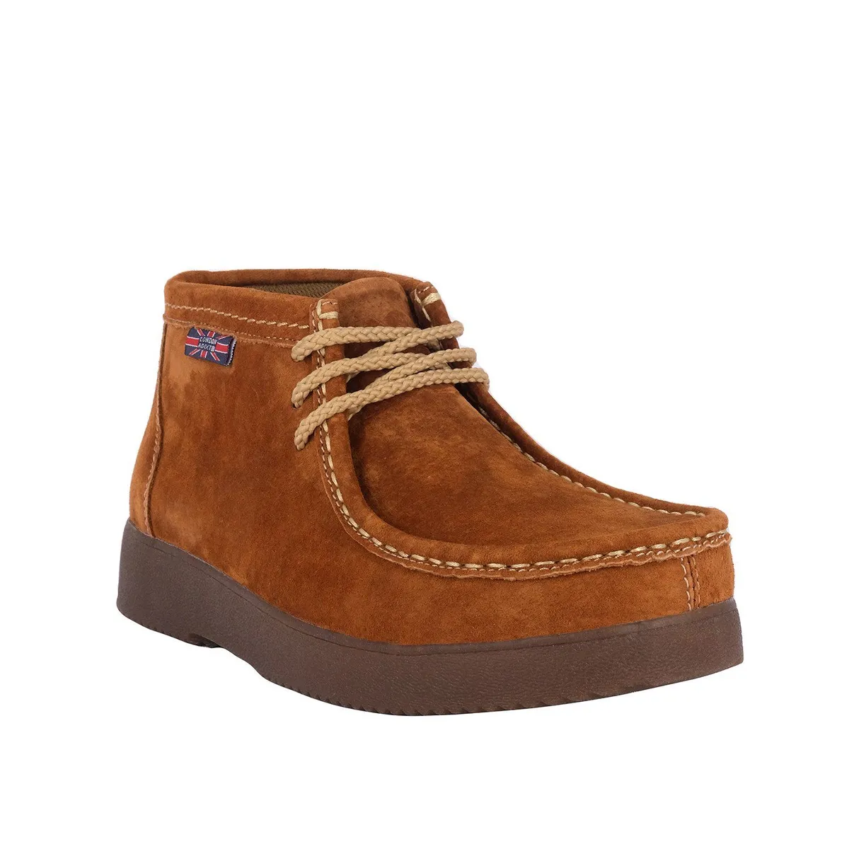 LONDON ADIXT - Botin de Cuero Hombre Caramelo Campos London Adixt