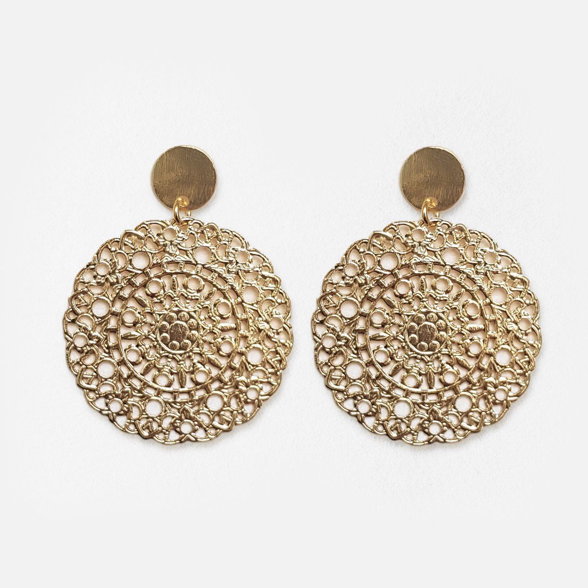 PSK JOYAS - Aro Mujer Enchape Oro 18kt Pskjoyas Mandala Lorenza