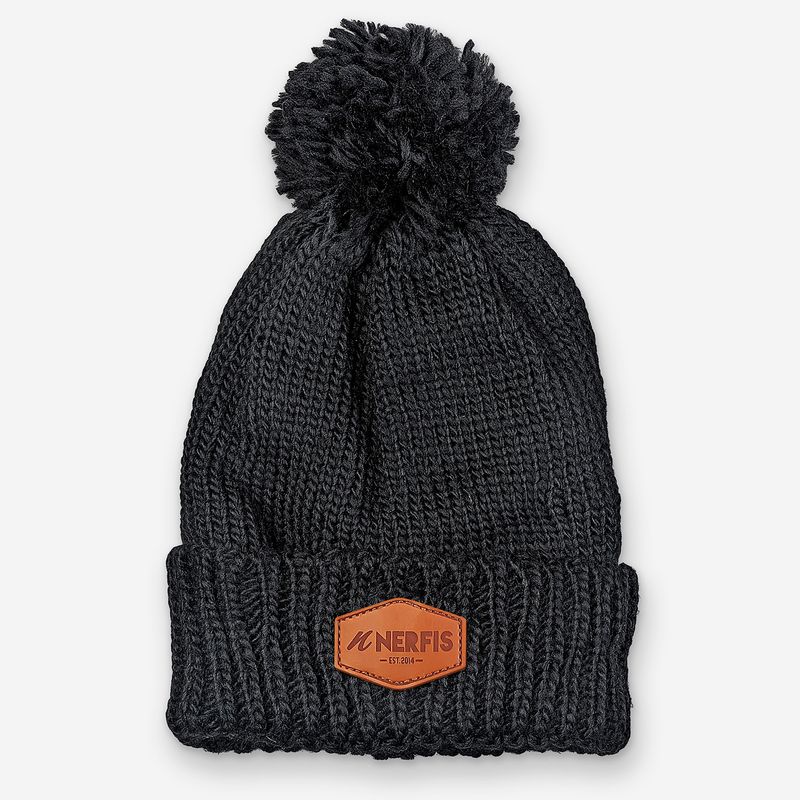 NERFIS - Gorro de lana Nerfis Chiporro Black