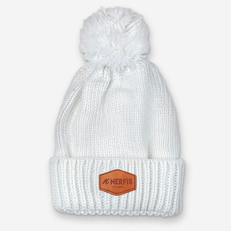 NERFIS - Gorro de lana Nerfis Chiporro White
