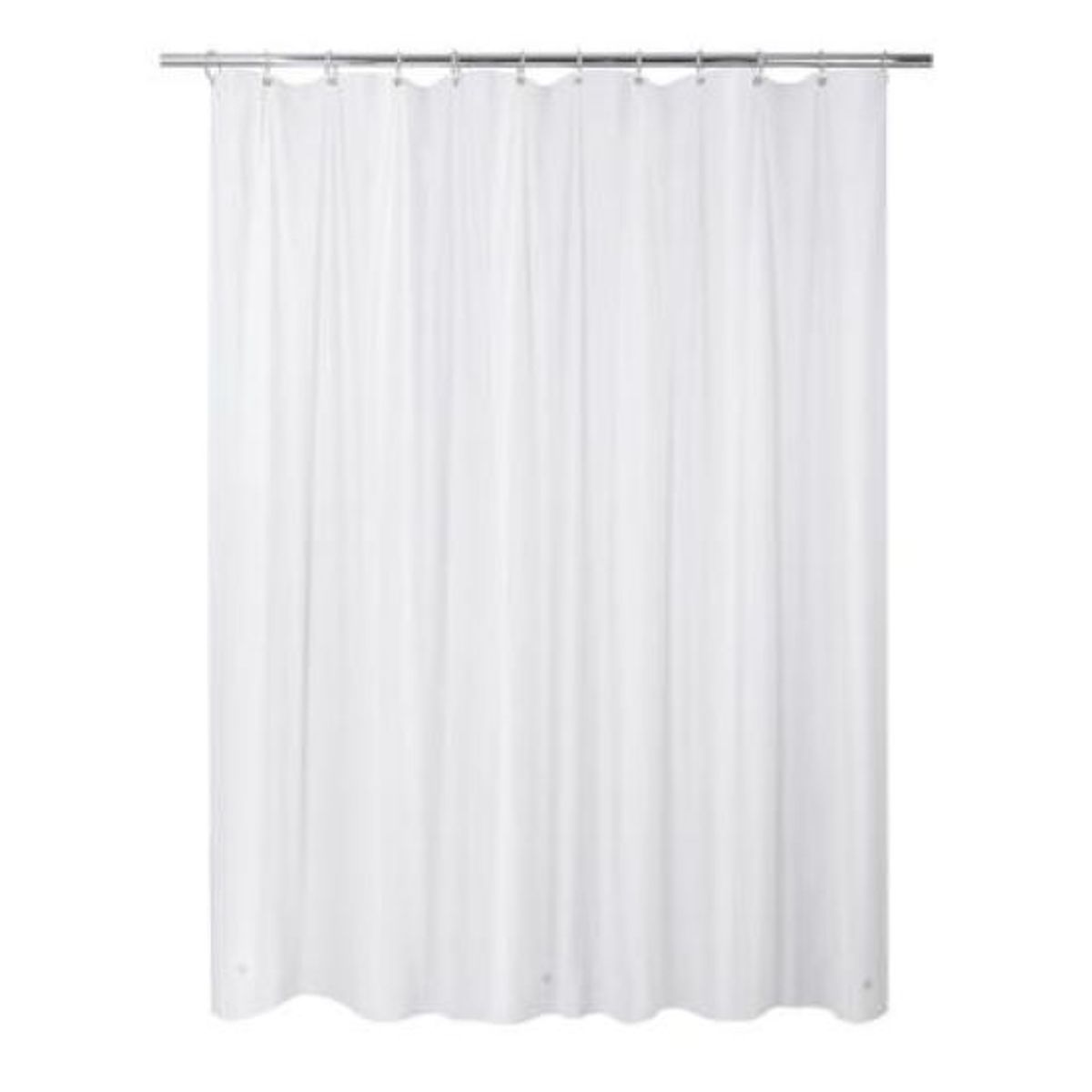 GENTILE - Forro Cortina de baño ducha Medida Especial color Blanco 200 x 200 cms