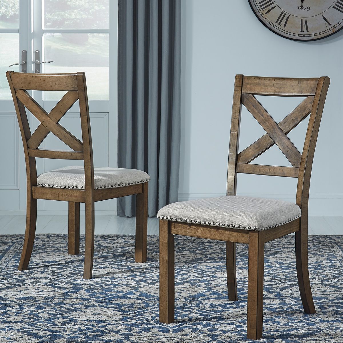 ASHLEY - Par de sillas comedor Moriville