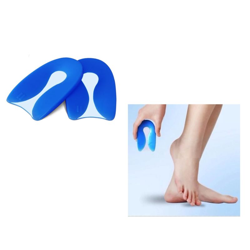 GENERICO - Taloneras de silicona para fascitis plantar en U