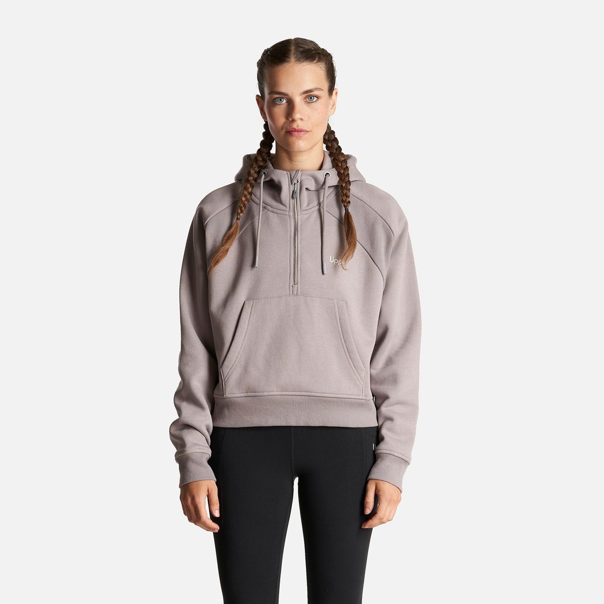 LIPPI - Poleron Mujer Heavy Duty Hoody Sweatshirt Malva Lippi