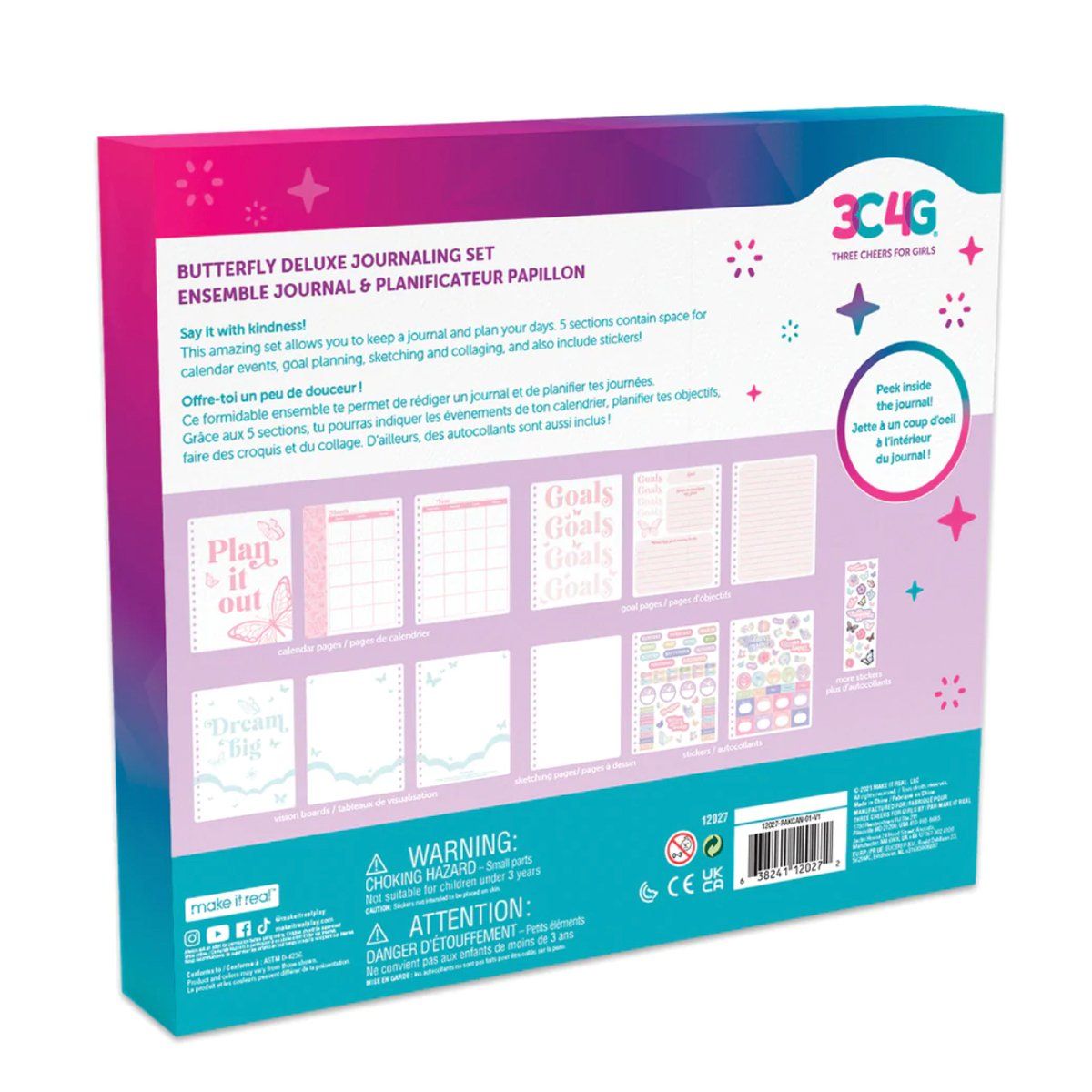 MAKE IT REAL - Cuaderno Planificador Make it Real Set Mariposa