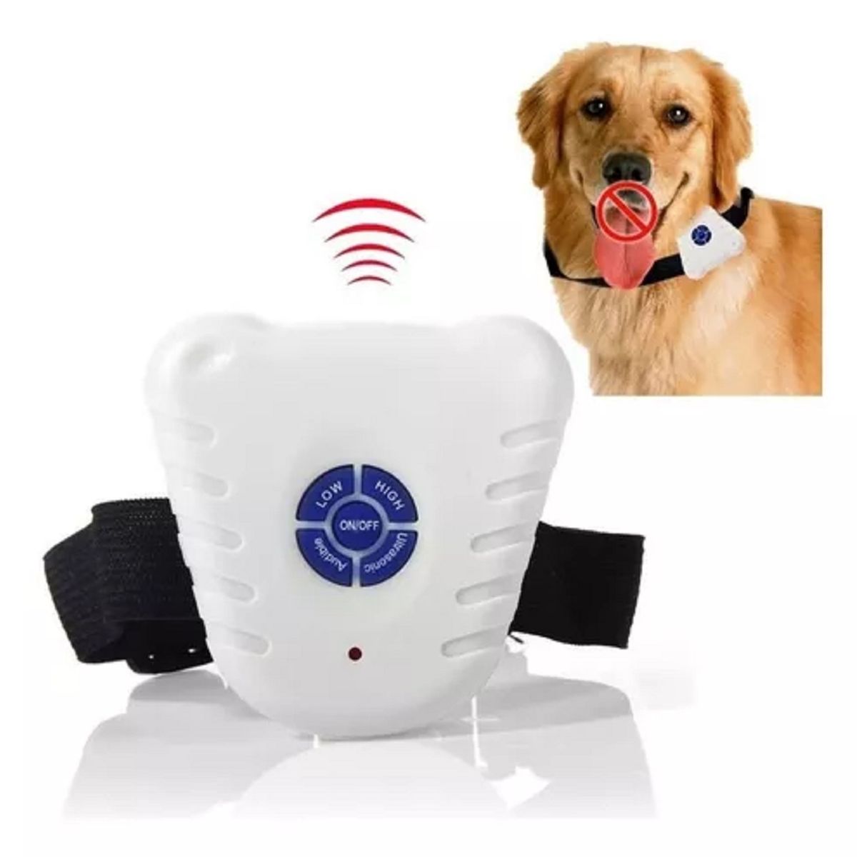 GENERICO - Collar Antiladridos Con Ultrasonido Para Perros Mascotas