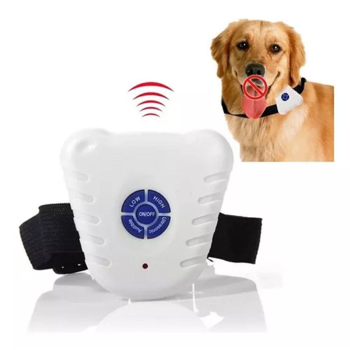 GENERICO - Collar Antiladridos Con Ultrasonido Para Perros Mascotas