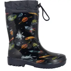 BAMBOO - Bota de Agua con Polar Niño Azul Skoll