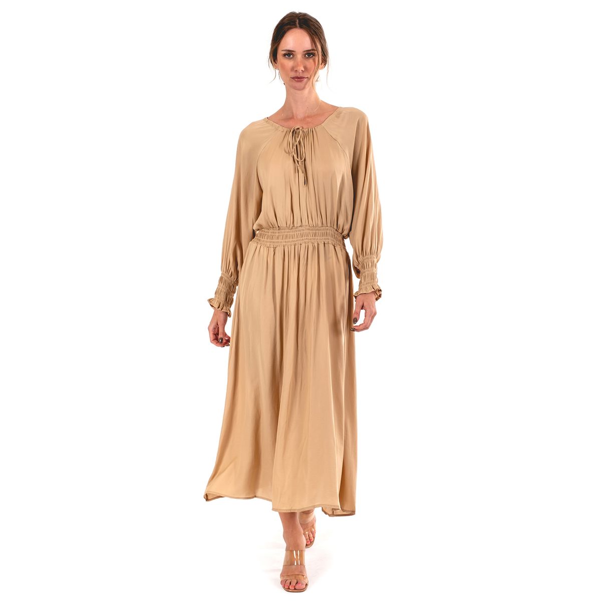 GUINDA - Vestido largo GUINDA Parsons