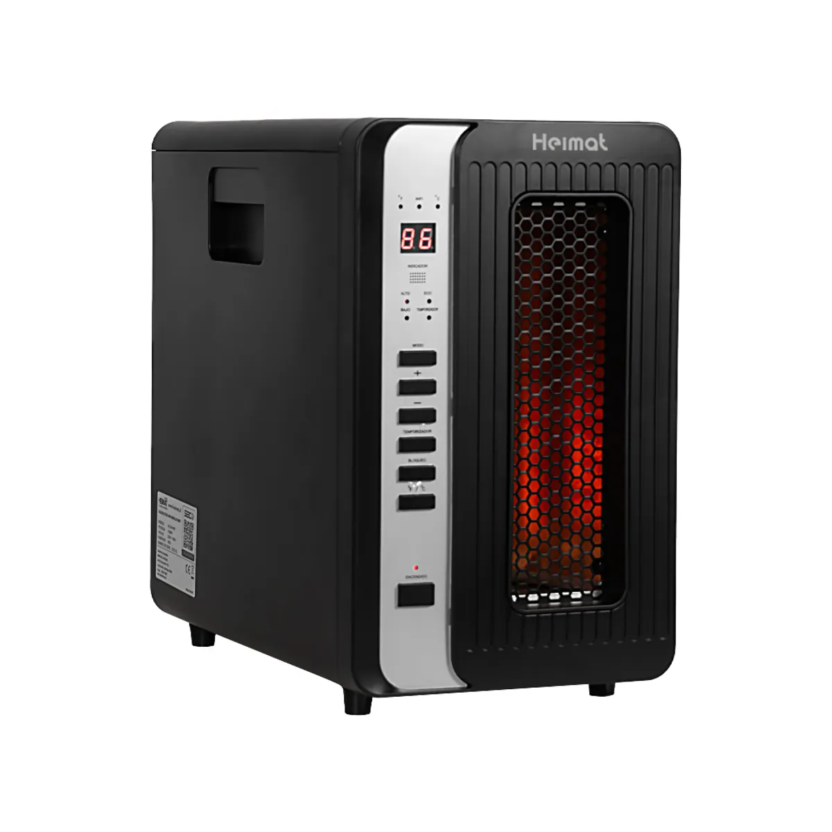 HEIMAT - Estufa Eléctrica Con Wifi Calefactor Infrarrojo Hc-90 Heimat