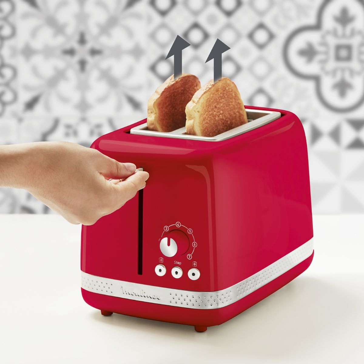 MOULINEX - Tostador Soleil Rojo