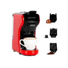 EASYWAYS - Cafetera Milano Coffee 3 en 1 Rojo