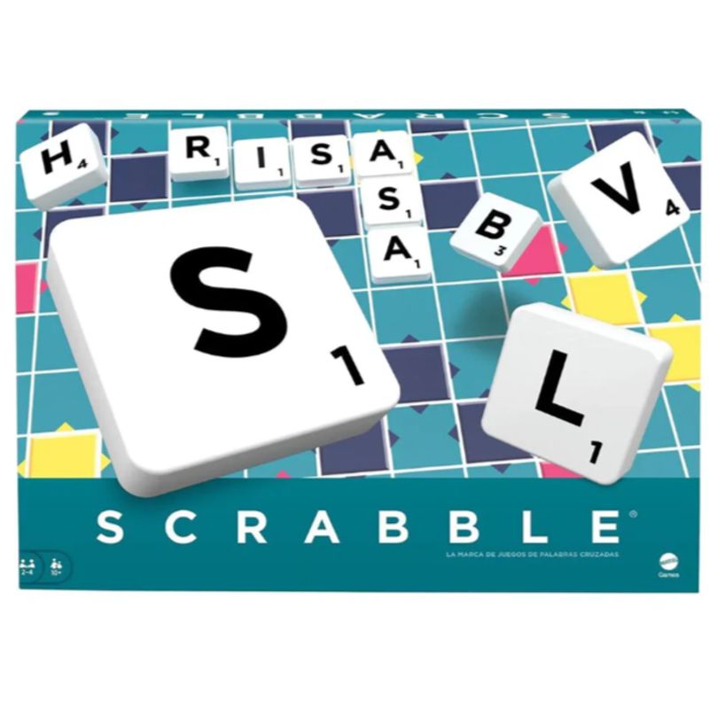 MATTEL - Scrabble 2 en 1 - Juego de mesa - En Español